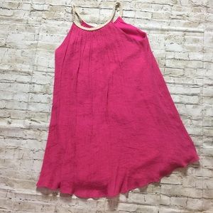 🌈 Pinky Gauze Sundress or Swimsuit Cover Up